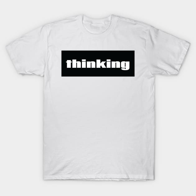 Thinking T-Shirt by ProjectX23Red